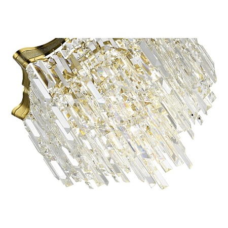 Светильник подвесной ST-Luce Латунь/Прозрачный E14 7*60W SL1659.303.07 - фото