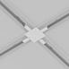 Коннектор Х-образный Unity встраиваемый белый - фото