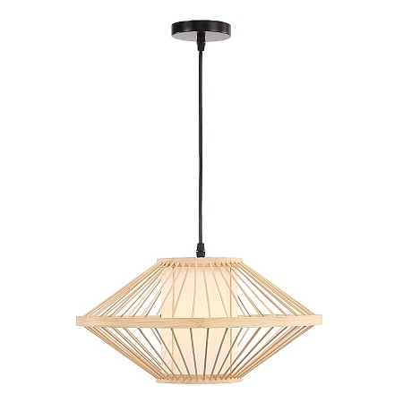 Светильник подвесной ST-Luce Древесный/Белый E27 1*40W SL6241.533.01 - фото