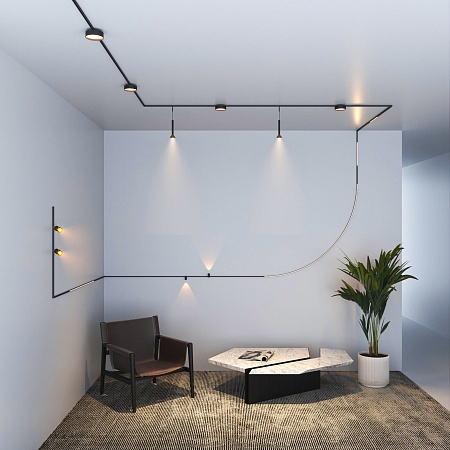 Коннектор угловой внутренний для накладного шинопровода Mini Magnetic 85180/00 Elektrostandard - фото