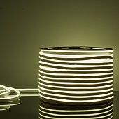 Светодиодный гибкий неон 220 В 9,6 Вт/м 120 Led/м 2835 IP67, односторонний холодный белый 6500К, 50 м Гибкий неон 220V 9,6W 120Led 2835 IP67 односторонний холодный белый, 50 м Elektrostandard