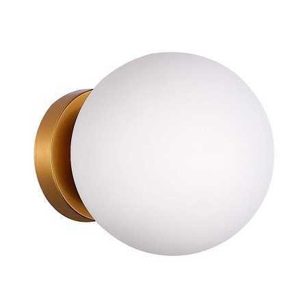 Светильник настенный Золотистый/Белый E27 1*40W SL717.201.01 - фото