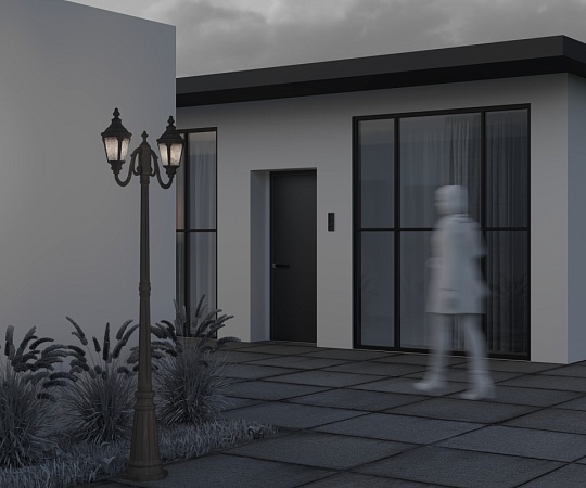 Садово-парковый светильник Outdoor Goiri O028FL-03BZ - фото