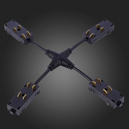 X- образный коннектор Skyline 220 ST-Luce Черный ST015.422.20 - фото