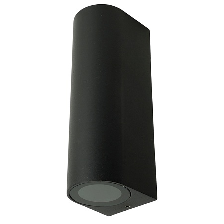 Светильник садово-парковый Feron DH024, на стену, 2*GU10 MR11 230V, черный - фото