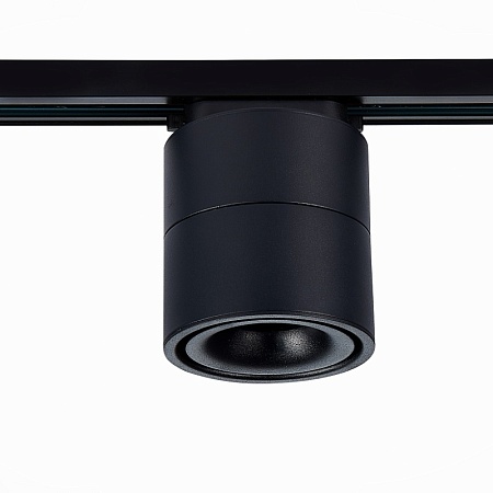 Св-к трек. Черный LED 1*12W 3000K 1 000Lm Ra>90 36° IP20 D100xH136 170-240VV ST652.436.12 - фото