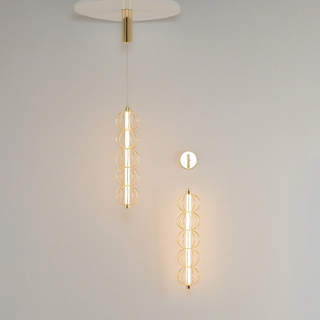 Подвесной светильник Maytoni Golden Cage MOD216PL-L10G3K - фото