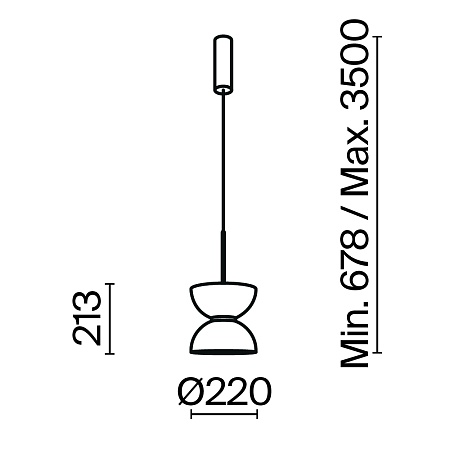 Подвесной светильник Maytoni Kyoto MOD178PL-L11B3K - фото