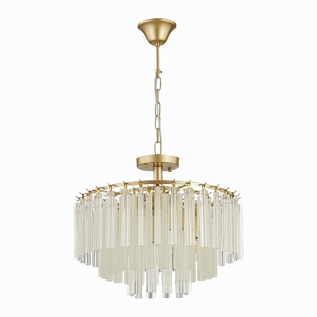 Светильник подвесной Шампань/Шампань, Прозрачный E14 5*40W SLE260103-05 - фото