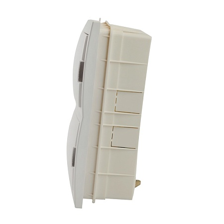 Бокс встраиваемый STEKKER EBX50-2/16-20 16 модулей, белый, пластик, серия Standart - фото