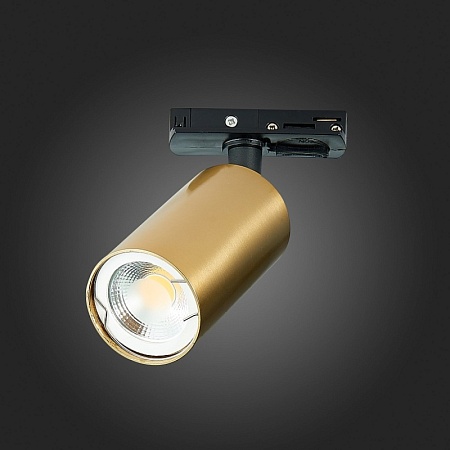 Св-к трек. Золотистый GU10 1*50W IP20 L100xW54xH142 220V Без ламп ST300.206.01 - фото