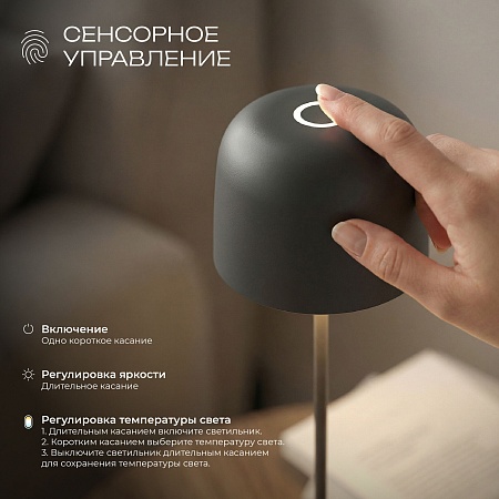 Светильник светодиодный настольный Bitty черный TL70260 Elektrostandard - фото