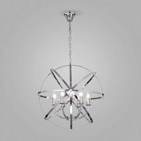 Подвесной светильник Eurosvet 60139/6 хром - фото