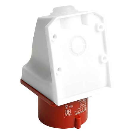 Вилка угловая ST-515 16А 380В 3P+PE+N IP44, PPG16-515-44, Stekker - фото