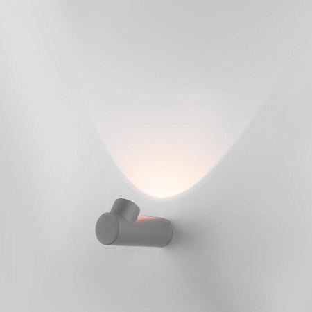 Уличный настенный светодиодный светильник Ray LED IP54 35134/W серый Elektrostandard - фото