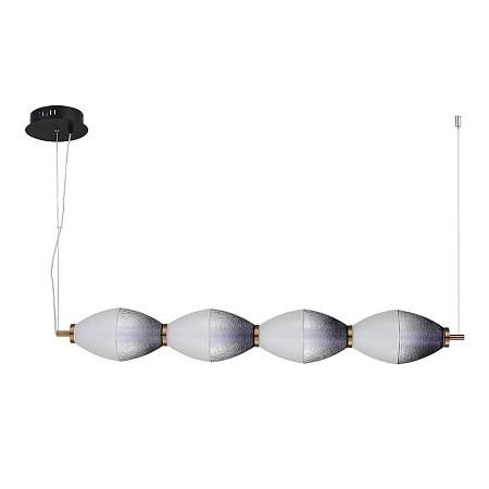 Светильник подвесной ST-Luce Черный/Белый, Дымчатый LED 1*28W 3000K SL6130.403.24 - фото