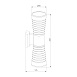Настенный светодиодный светильник Tube double черный IP54 1502 TECHNO LED Elektrostandard - фото