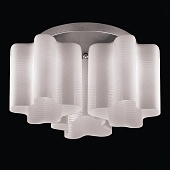 Люстра потолочная ST-Luce Серебристый/Белый с полосками E27 3*60W SL117.502.03