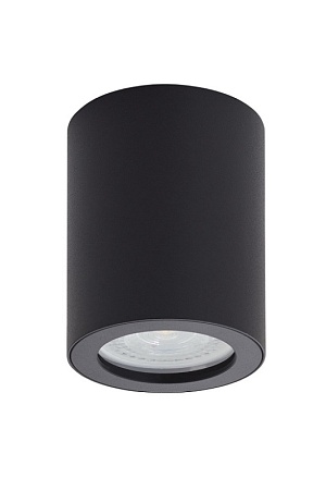 DK3007-BK Накладной светильник влагозащ., IP 44, 15 Вт, GU10, черный, алюминий - фото