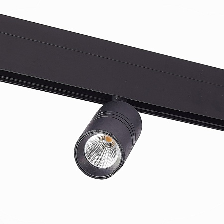 Магнитный трековый светильник Черный LED 1*7W 4000K 595Lm Ra>90 36° IP20 D44xH90 48V ST365.446.07 - фото