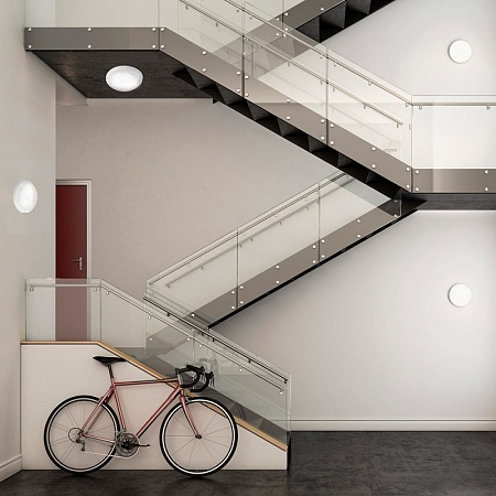 Светильник накладной IP54, 220V 23Вт GX70 , ДБП 06-12-001 - фото