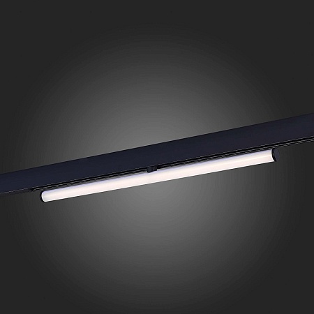 Магнитный трековый светильник Черный LED 1*10W 4000K 1 100Lm Ra>90 120° IP20 L604xW28xH ST803.446.10 - фото