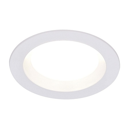 Св-к встр. Белый LED 1*7W 3000K 560Lm Ra80 100° IP44 D115xH47 100-240VV ST752.538.07 - фото
