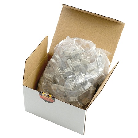 Клемма монтажная 3-проводная STEKKER  для 1-жильного проводника, LD2273-203 - фото