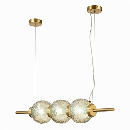 Светильник подвесной ST-Luce Латунь/Коньячный E14 3*40W SL1155.313.03 - фото
