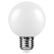 Лампа светодиодная Feron LB-371 Шар E27 3W 230V 2700K матовый - фото