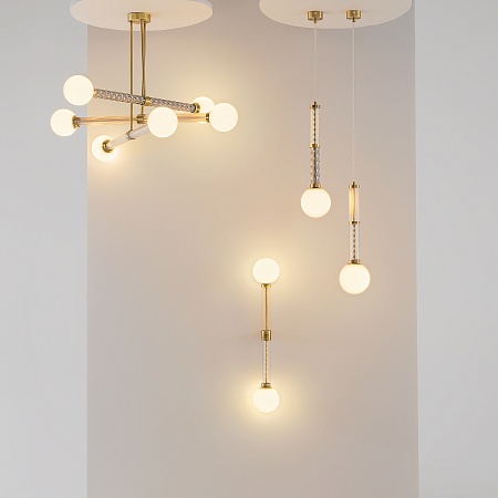 Настенный светильник (бра) Maytoni TEATRO MOD287WL-02BS - фото