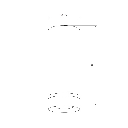 Накладной светодиодный светильник DLR022 12W 4200K белый матовый Elektrostandard - фото