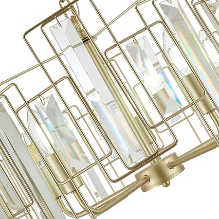 Светильник подвесной Шампань/Прозрачный E14 5*40W SLE103403-05 - фото