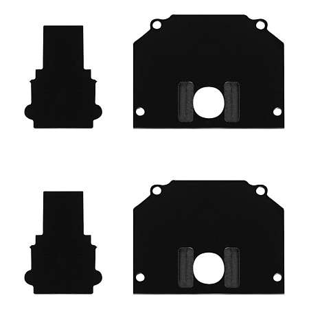 Торцевая заглушка (внешняя и внутрення 2+2шт) ST-Luce Черный ST046.489.02 - фото