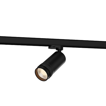 Св-к трек. Zoom Черный LED 1*20W 3000K 1 800Lm Ra 10-55° IP20 D65xH145 220V ST691.436.20 - фото