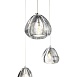 Светильник подвесной ST-Luce Хром/Прозрачный с пузырьками воздуха LED 7*3W 3000K SL6017.101.07 - фото