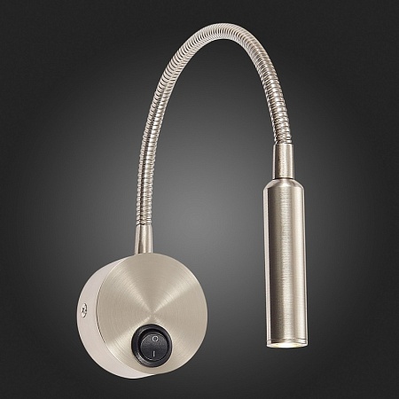 Светильник настенный ST-Luce Никель/Никель LED 1*3W 3000K ST653.131.01 - фото