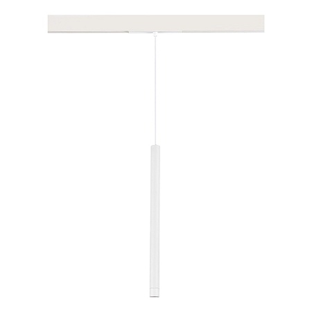 Магнитный трековый светильник Белый LED 1*8W 4000K 450Lm Ra90 24° IP20 D30xH500 48V ST683.546.08 - фото