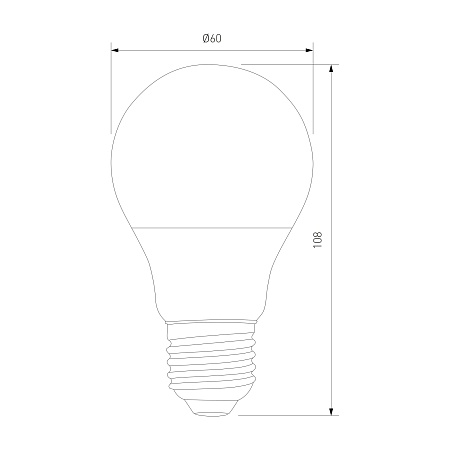 Светодиодная лампа Classic LED D 7W 6500K E27 А60 BLE2767 Elektrostandard - фото