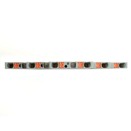 Зажим пружинный, 6-проводной проходной ЗНИ - 2,5 ,JXB PT 2,5 , серый LD579-1-25 - фото