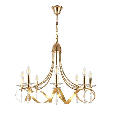 Светильник подвесной Французское золото E14 8*40W SLE120213-08 - фото