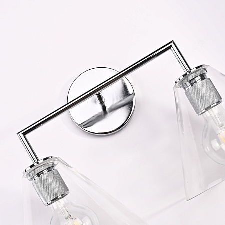 Бра Rh Utilitaire Funnel Shade Double Sconce Silver Imperiumloft 123268-22 - фото