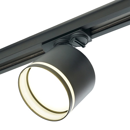 Светильник Feron AL163 трековый однофазный на шинопровод под лампу GX53, черный - фото
