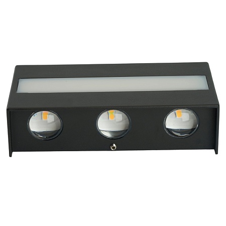 Светильник уличный светодиодный Feron DH902, 12W, 950Lm, 4000K, черный - фото