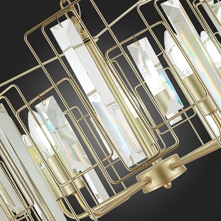 Светильник подвесной Шампань/Прозрачный E14 5*40W SLE103403-05 - фото