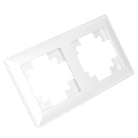 Рамка STEKKER, PFR00-7001-04 1-местная, пластик, серия Катрин, шоколад - фото