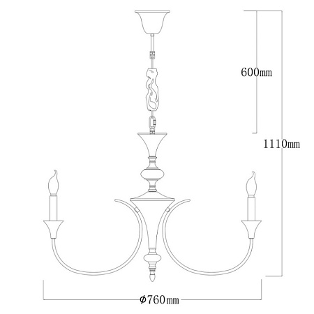 Люстра MW-Light Консуэло 614013208 - фото