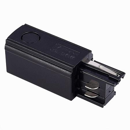 Правый Токоподвод для трехфазного шинопровода ST-Luce Черный ST030.409.10R - фото