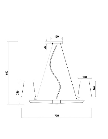 Подвесной светильник Freya Arellano FR8019PL-06W - фото
