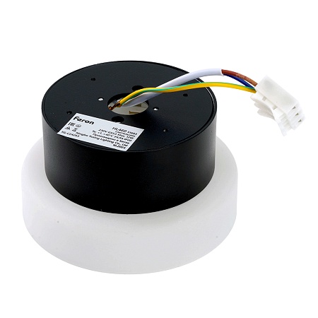 Светильник потолочный Feron HL460 Barrel OPAL 12W, 230V, GX53, черный - фото